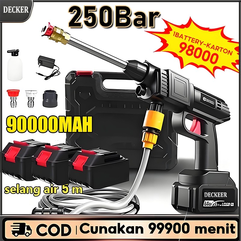 JANGANLIRIK DECKER 699v/999v 130Pa Alat Steam Cuci Motor dan Mobil Mesin Mini Portable semprotan cuc