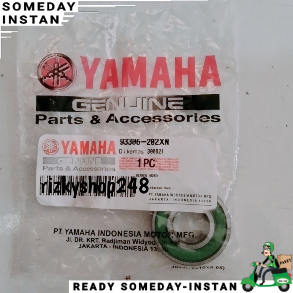 YB6202- Laher bearing 6202 roda depan belakang vixion R15 byson scorpio ninja R/RR klx drakter / suk