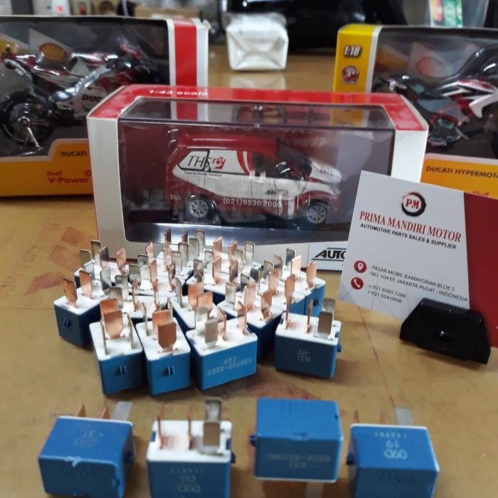 relay kotak kaki 4 original relay lampu motor fan quality