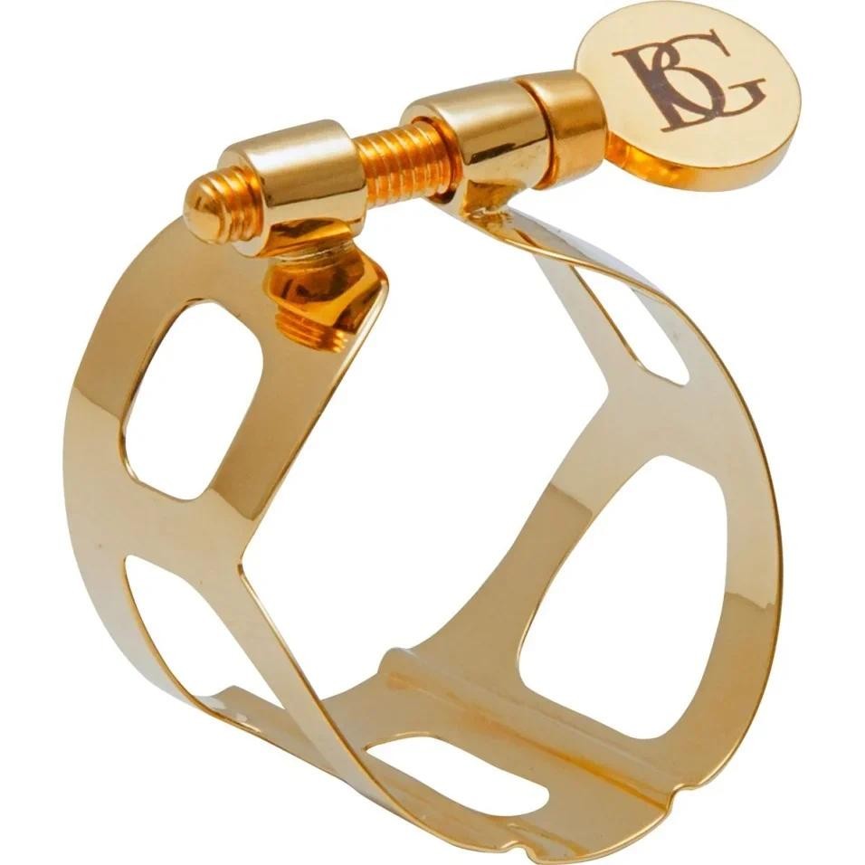 French BG Metal ligature Clarinet Eb Alto Baritone Bb Tenor SAX Gold plated Rose Gold Lacquer Gold L