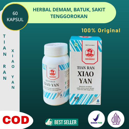 Obat Herbal Tian Ran Xiao Yan Shen Nong Si – Pereda Panas Dalam, Demam, Batuk, Sakit Tenggorokan, Fl