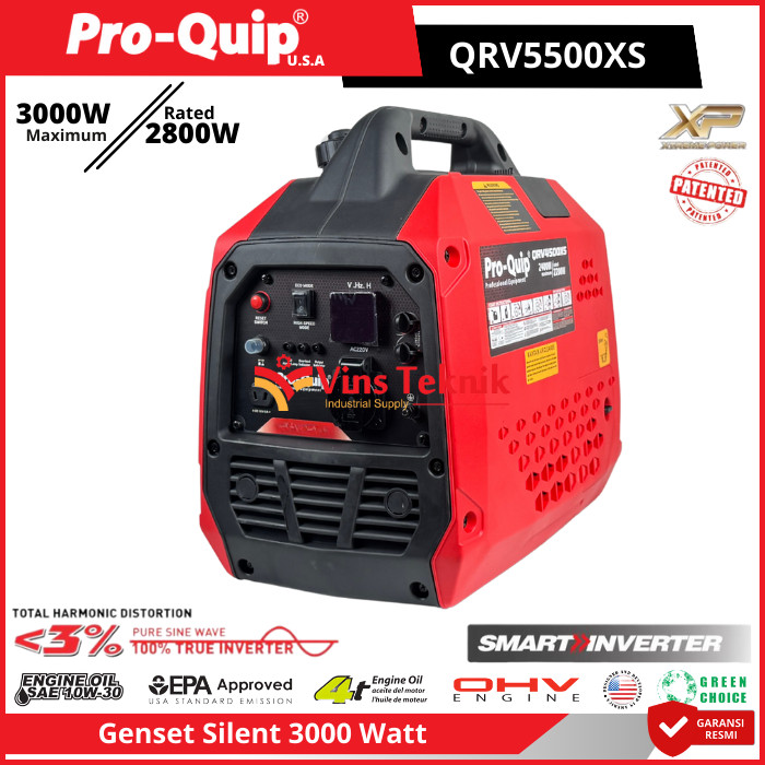 ProQuip QRV5500XS Mesin Genset Silent Genset Bensin Generator Genset Portable 3000Watt QRV5500 QRV 5