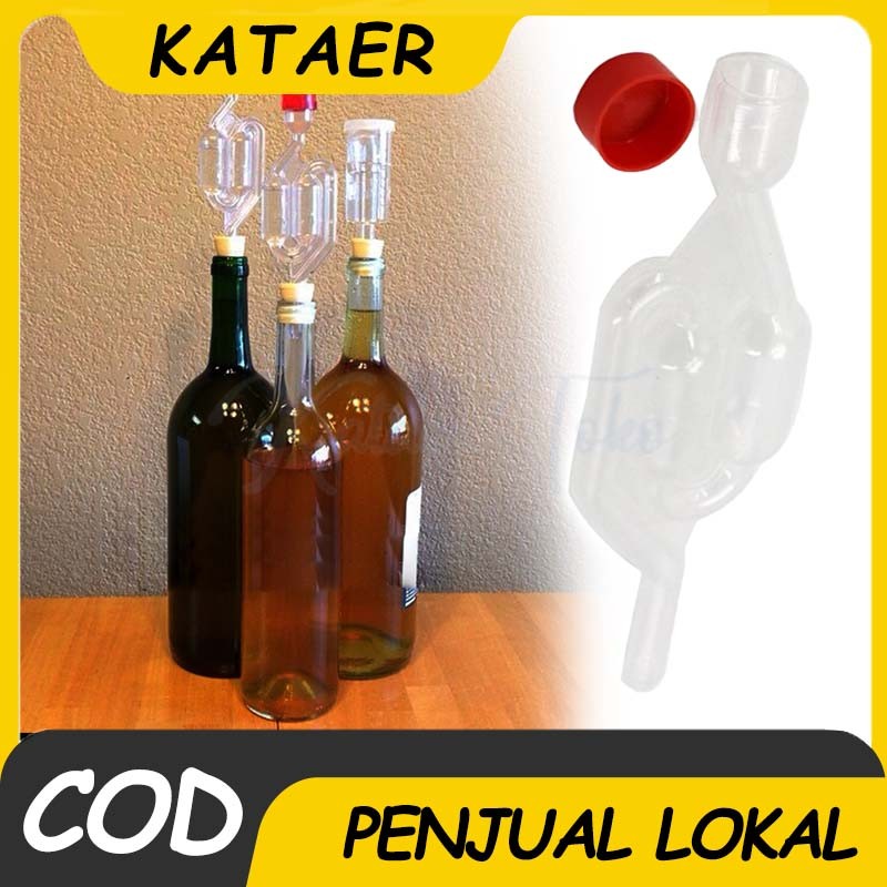 Airlock Fermentasi Wine Galon Plastik / Alat Fermentasi Wine Plastik Airlock Fermentasi Galon
