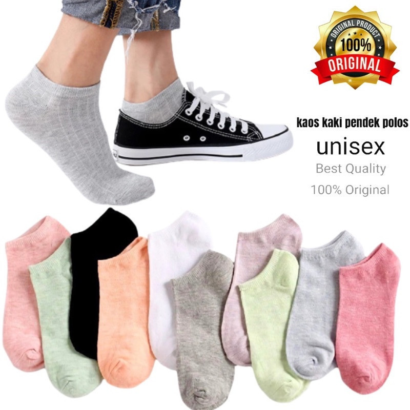 Genz_Grosir GROSIR KAOS KAKI POLOS UNISEX / KAOS KAKI SEMATA / KAOS KAKI IMPORT / KAOS KAKI MURAH