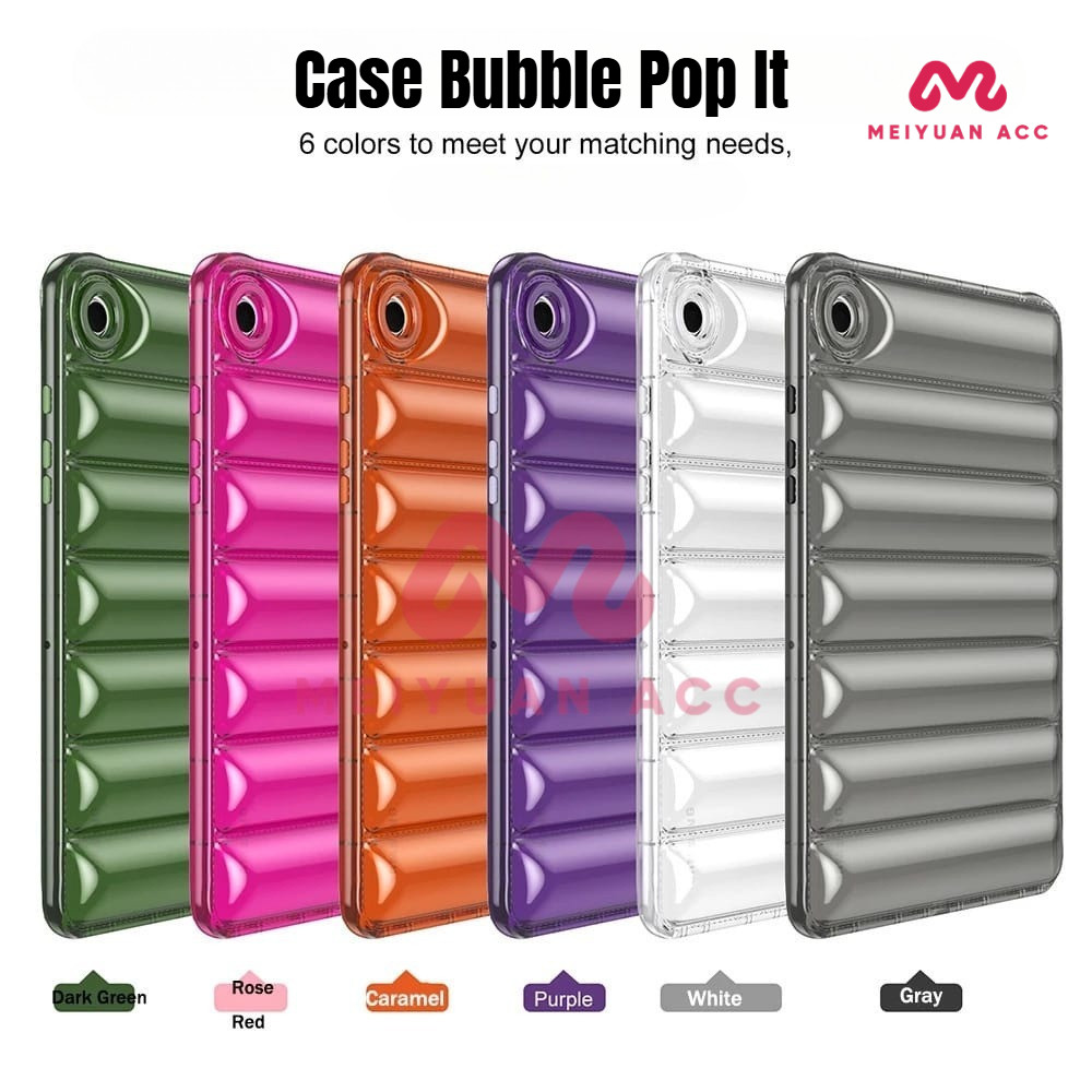 Case Bubble Pop It Samsung Tab S6 Lite 10.4" A7 Lite 8.7 A8 10.5 Inch A9 Plus S7 S8 S9 S9 FE - MY