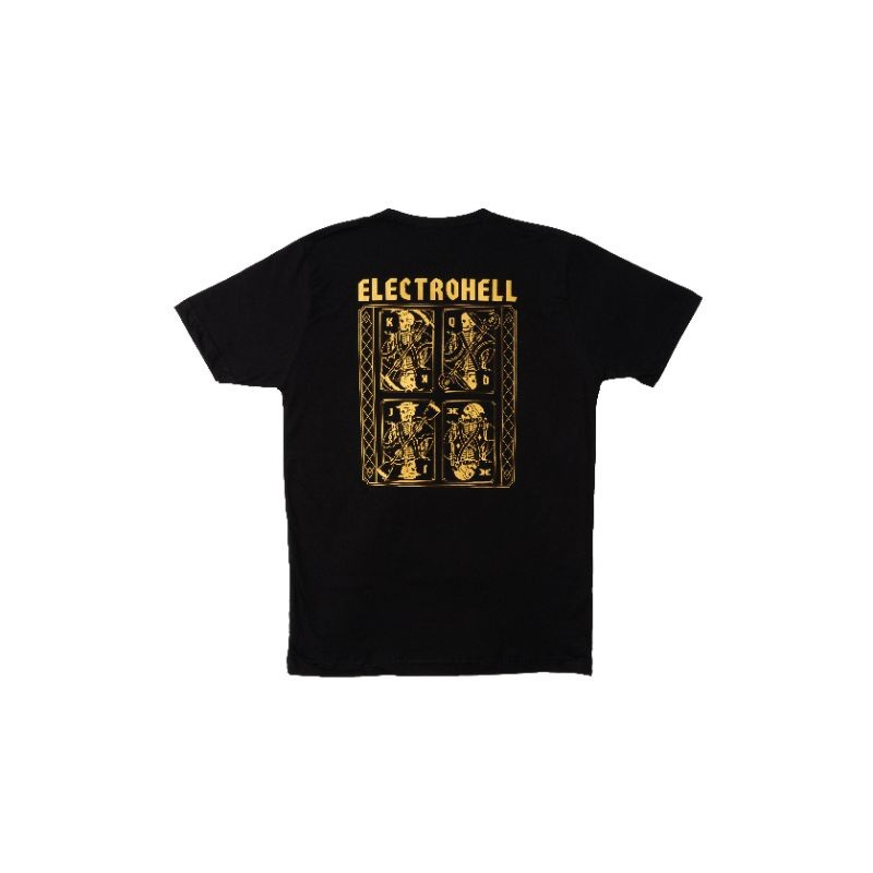 (COD) KAOS ELECTROHELL MTSR KORT BK / ELECTROHELL / BRAND LOKAL / ELECTROHELL BALI / ORIGINAL / CLOT