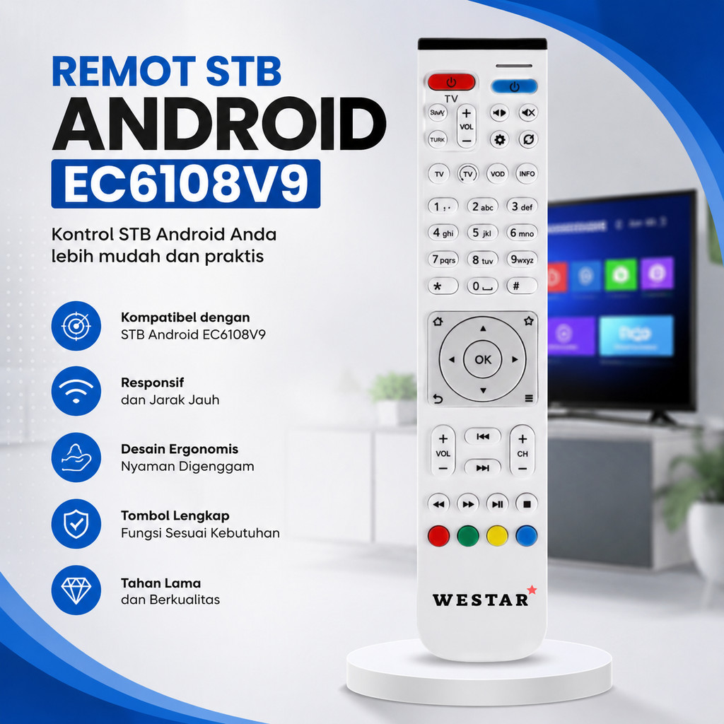 Remote STB EC6108V8 / Remot Set Top Box EC6108V9