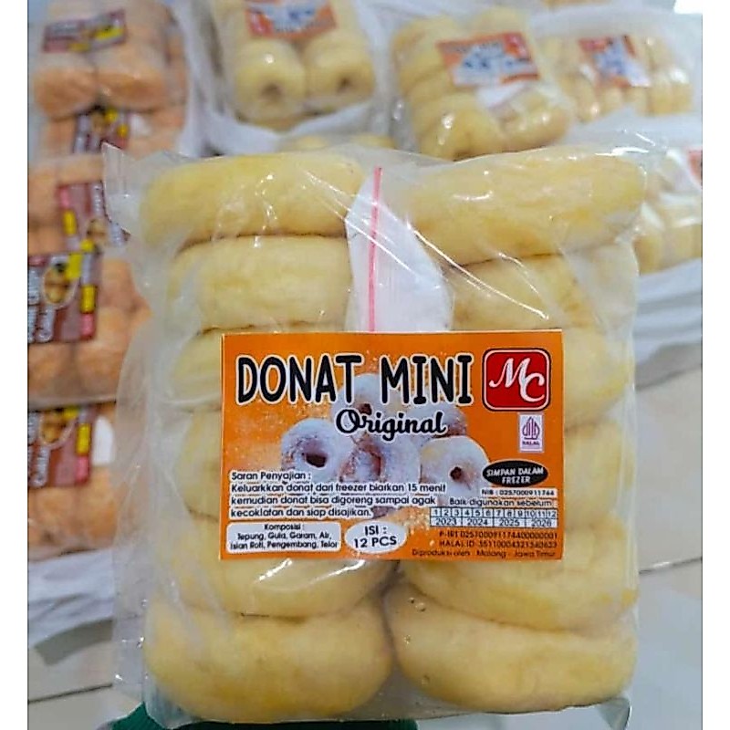 Donat mini isi 10-12 free gula tabur