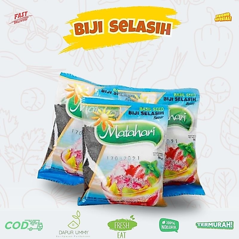 SELASIH • Biji Selasih Matahari 50g