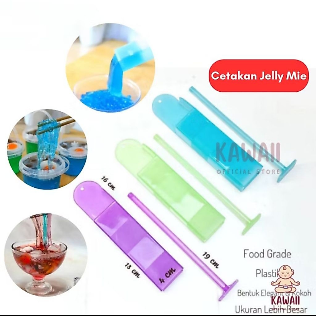 Cetakan Pembuat Jelly Mie Agar Bentuk Mie  Alat Pemotong Puding Mie Jelly