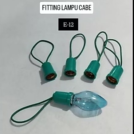 Fitting Gantung Lampu Cabe E-12