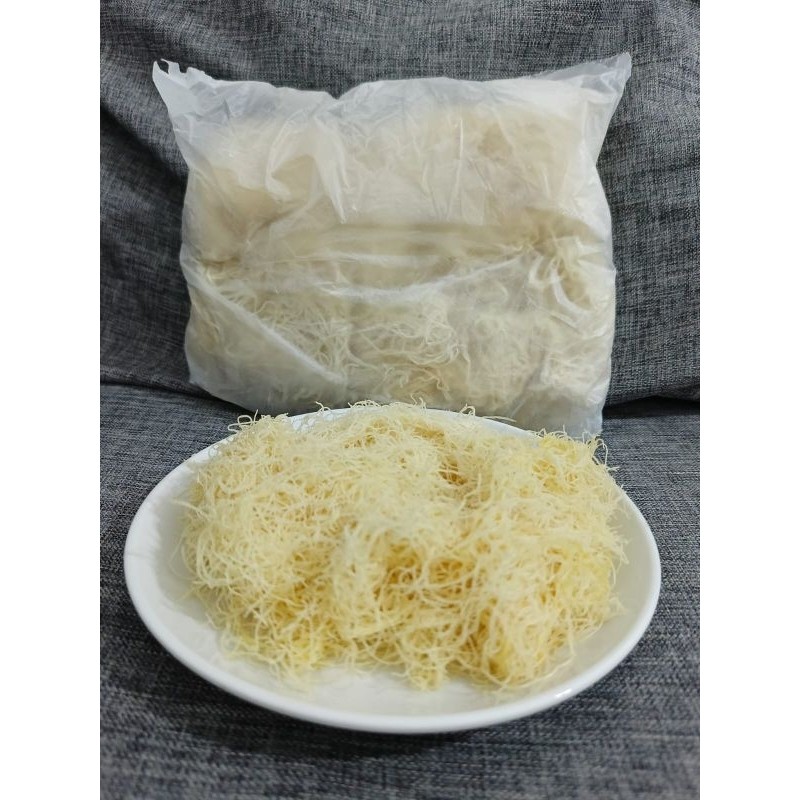 NVI- Kunafa Sangrai Premium Kemasan 500 Gram | Bahan Dessert Arab | Kataifi Untuk Baklava Siap Pakai
