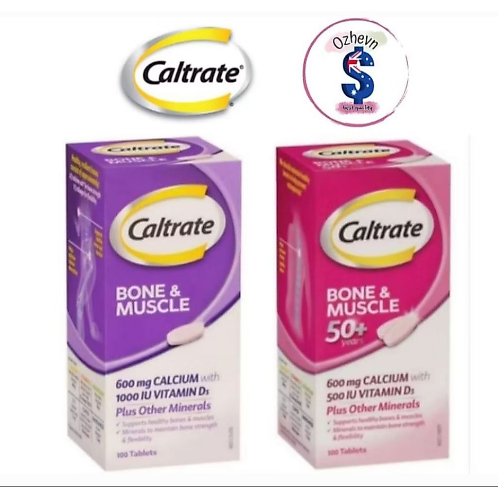 Caltrate Bone & Muscle / Bone & Muscle 50+ 100 Tablets