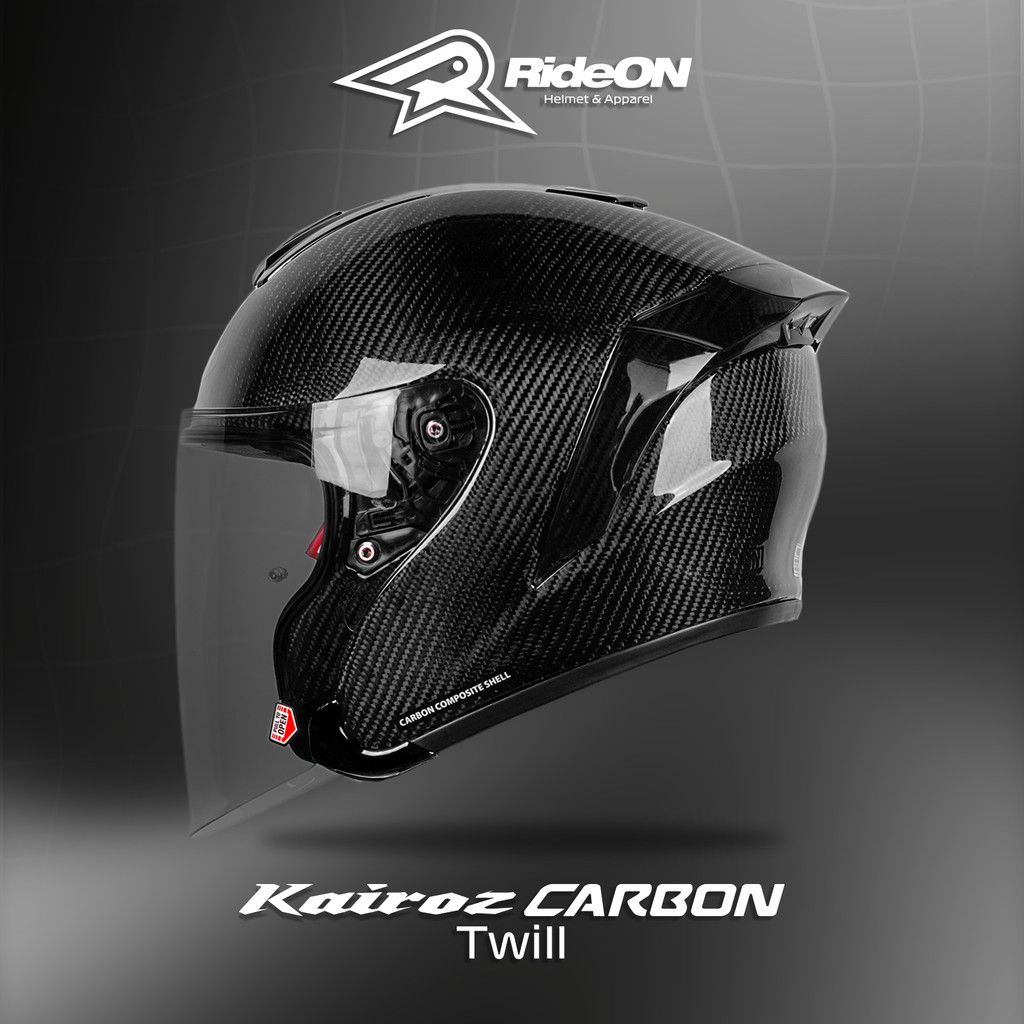 NJS Kairoz Carbon (FREE PINLOCK) - Helm Half Face | NJS Carbon | Kairoz Carbon | Kairoz Ori | NJS Or