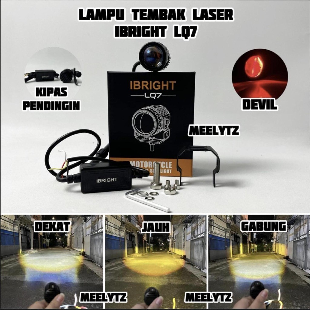 IBRIGHT LQ7 - Lampu Tembak Laser