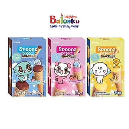 SPOONZ ICE CONE SNACK / SNACK WAFER CONE - CAMILAN ANAK