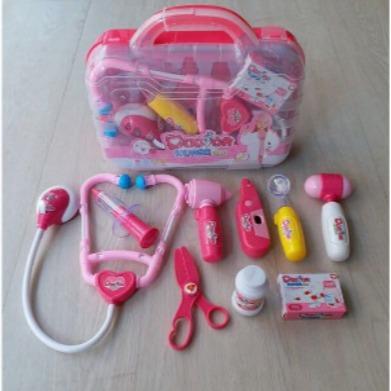PROMO  LO MAINAN ANAK DOCTOR NURSE KOPER / MAINAN DOKTER - DOCTOR NURSE PINK