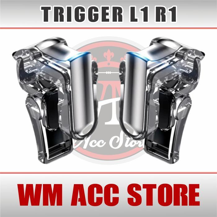 Trigger GT01 - Joystick L1 R1 Mobile Gaming Shooter - Transparan