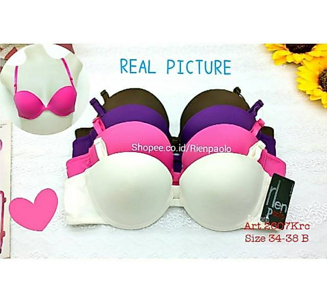 Bra Wanita BH Kawat Motif Lucu Rien Paolo 2607
