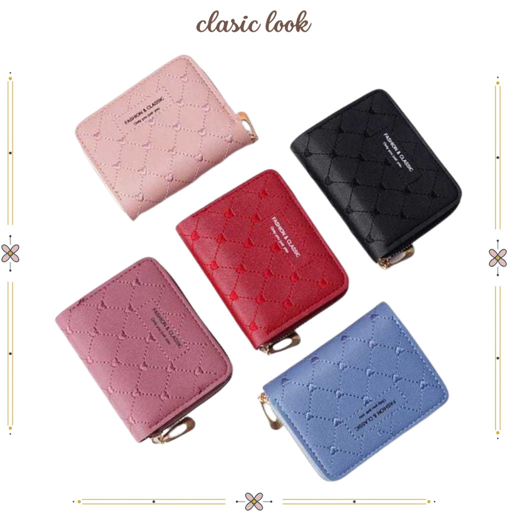 CLS DOMPET KOIN WANITA RESLETING 888