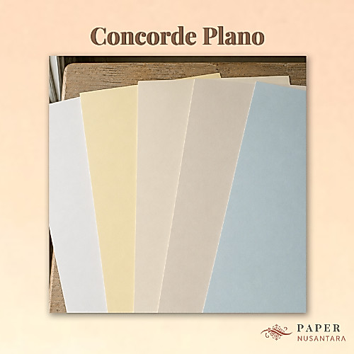 Kertas Concorde Tipis Tebal Ukuran Plano 79cm x 109cm | Kertas Sertifikat Piagam Undangan