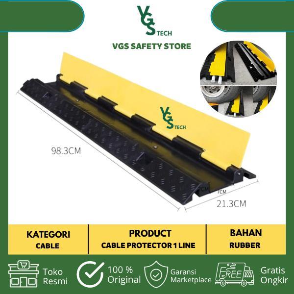 Cable Protector Pelindung kabel  Speed Bump 1 Line