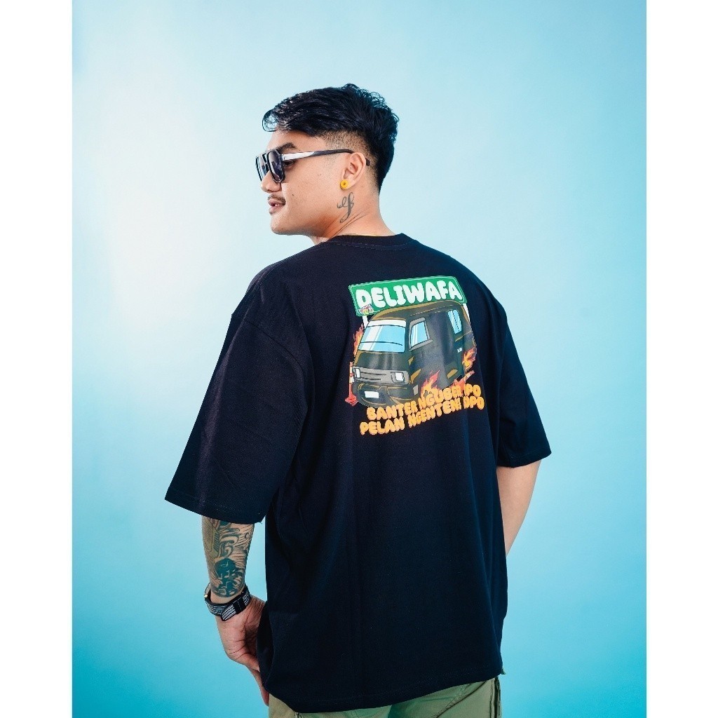 [spot] Original Deliwafa -  Unisex T-Shirt Ojo Banter kaos lengan pendek