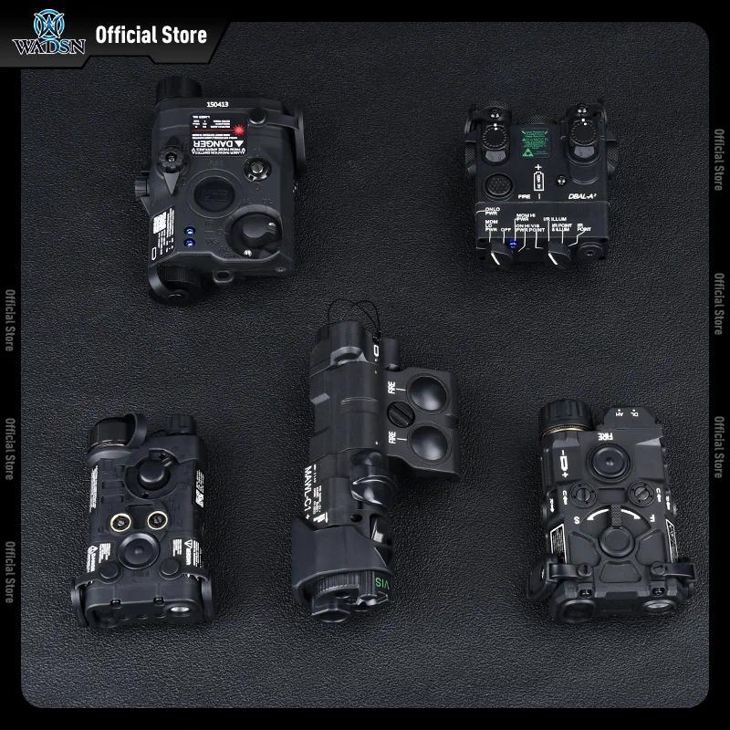 WADSN Tactical Airsoft Nylon PEQ-15 NGAL MAWL DBAL OGL Red Dot Green Blue Laser Incator Aiming Hunti