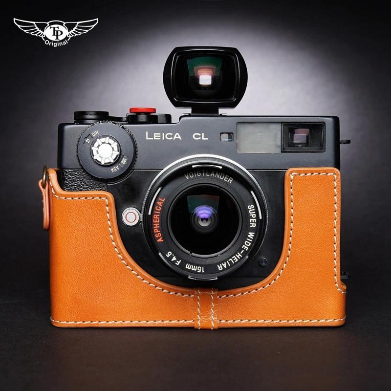 Camera Genuine Leather Camera Half case Cover Bag for Leica CL Film CAMERA