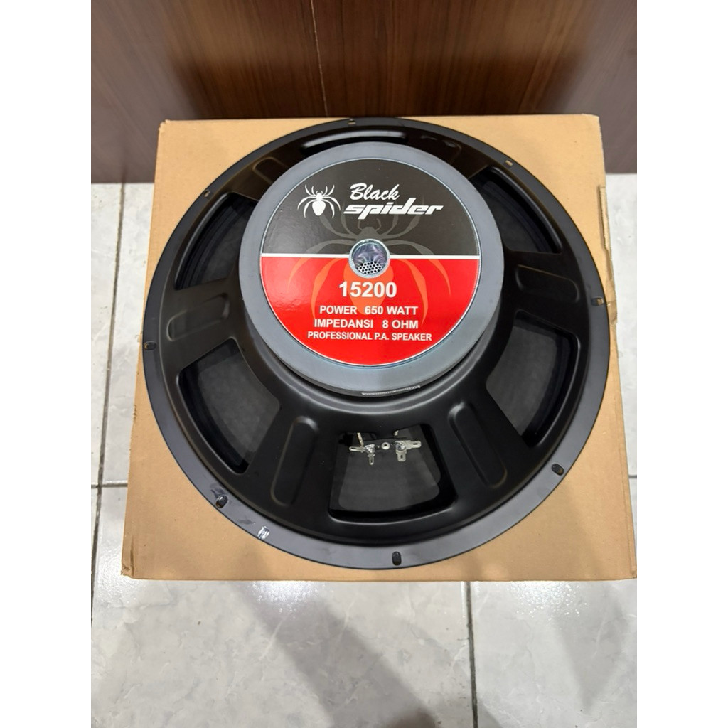 Speaker Black spider 15” 15200 blackspider 15200 BS15200 BS 15200 original