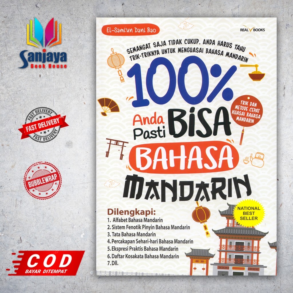 Buku Buku Bahasa Mandarin 100% Anda Bisa Bahasa Mandarin