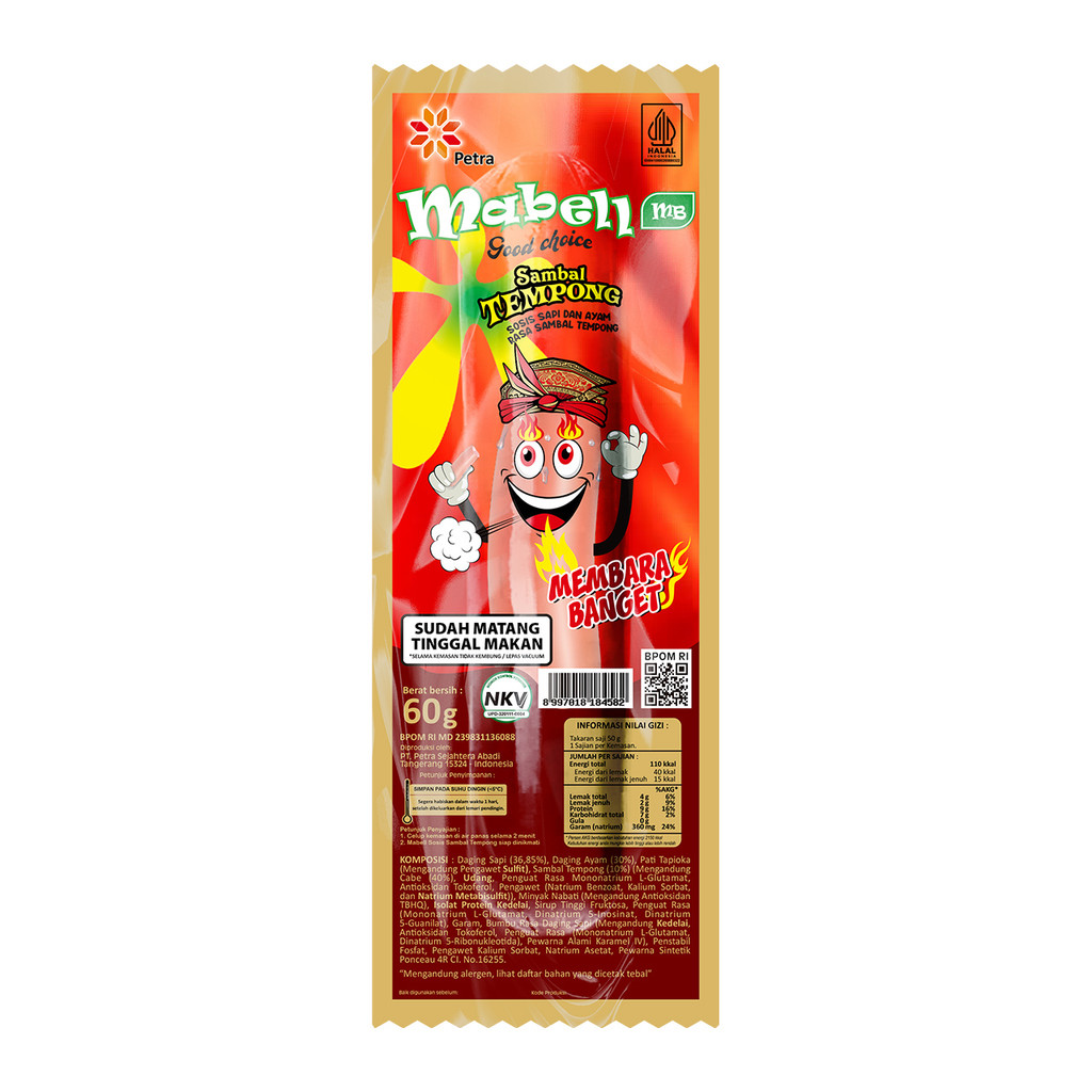 

MABELL SOSIS SINGLE MB TEMPONG 60GR
