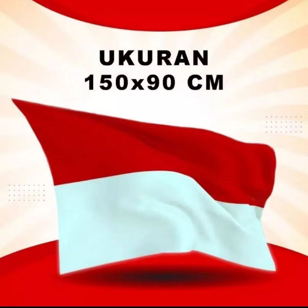 Bendera Merah Putih/Indonesia Ukuran 150x90 Termurah