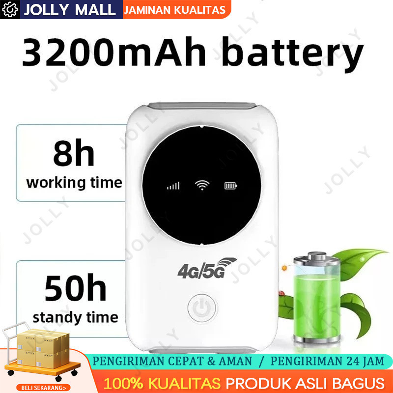 H808+Modem Wifi Portabel 5G/Support ALL TELCO Router Dapat Digunakan Selama 48 Jam Wireless Hotspot 