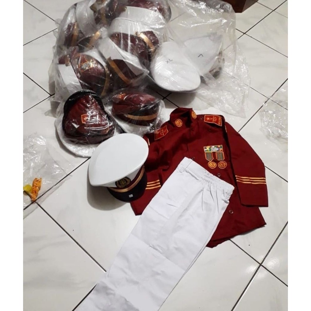 JOVSHOP Seragam profesi akpol anak - baju akpol anak laki laki - seragam baku akpol perem puan lengk