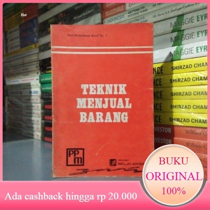 Buku Lawas 1977 TEKNIK MENJUAL BARANG PPM Bekas
