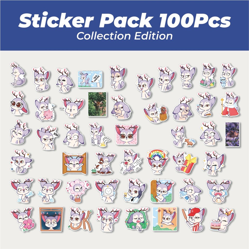 

Hot Stiker Animal Cute Bloomy Lucu Anti Air Stikers Berperekat Waterproof Sticker Decal Buat Motor Helm Buku Journal Koper Casing HP Laptop Botol Minum