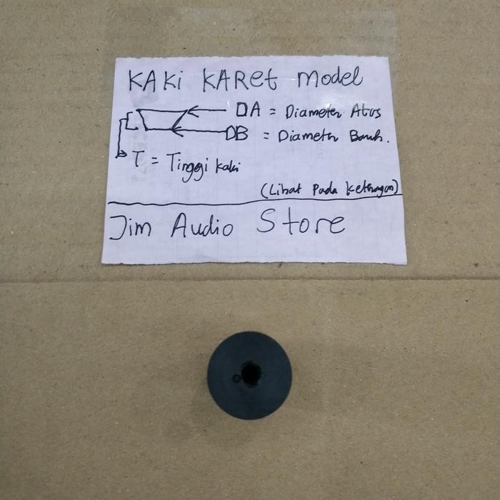 (BACA DESKRIPSI) Kaki Karet Kecil Tinggi / Kaki karet box power /kaki karet box speaker