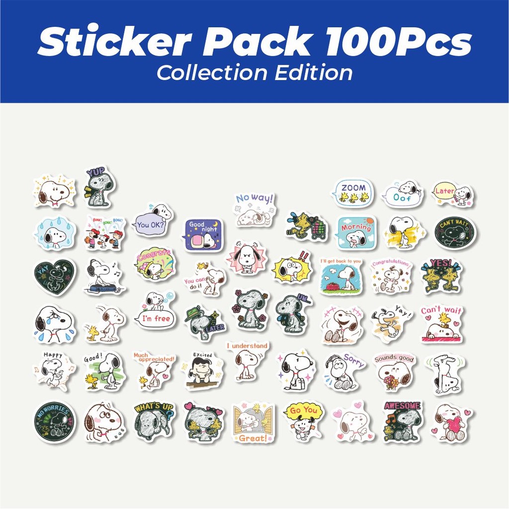 

Hot Stiker Kartun Snoopy V17 Lucu Anti Air Stikers Berperekat Waterproof Sticker Decal Buat Motor Helm Buku Journal Koper Casing HP Laptop Botol Minum