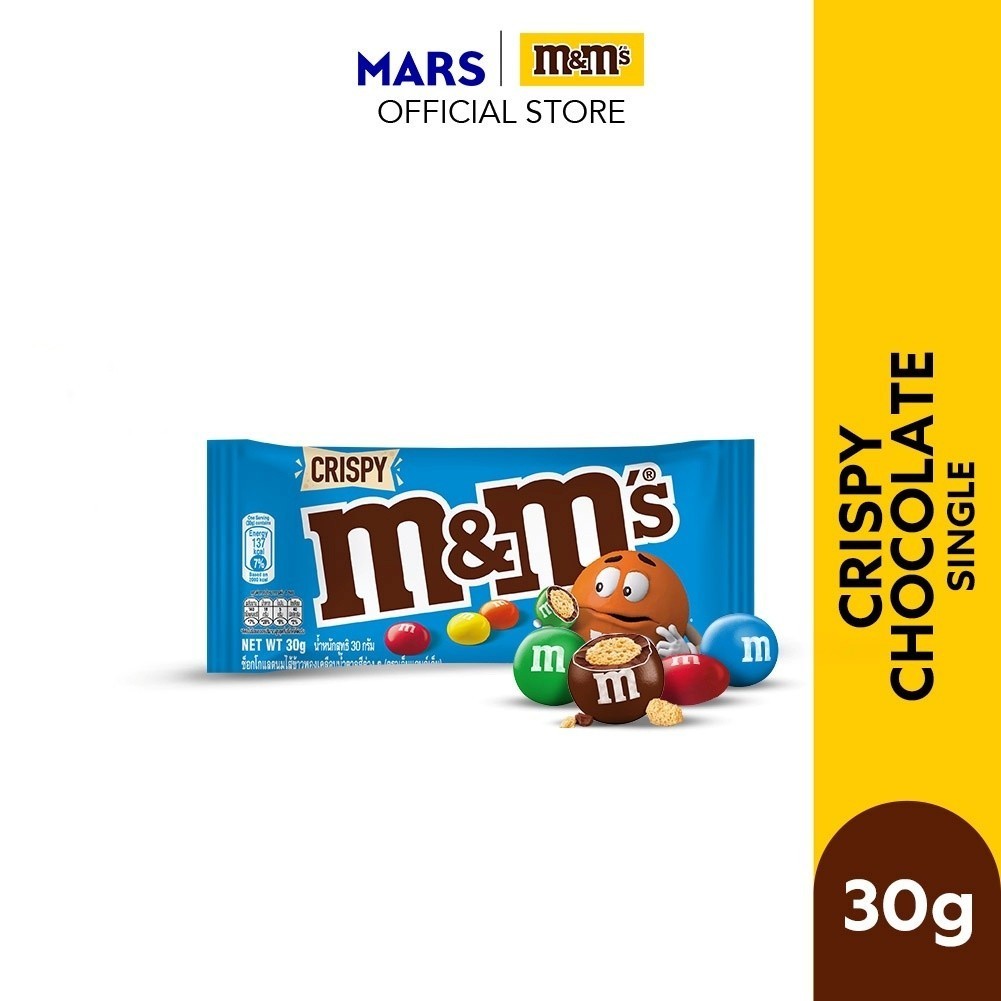 

Coklat M&M Crispy isi 30gram - Terenak Termurah