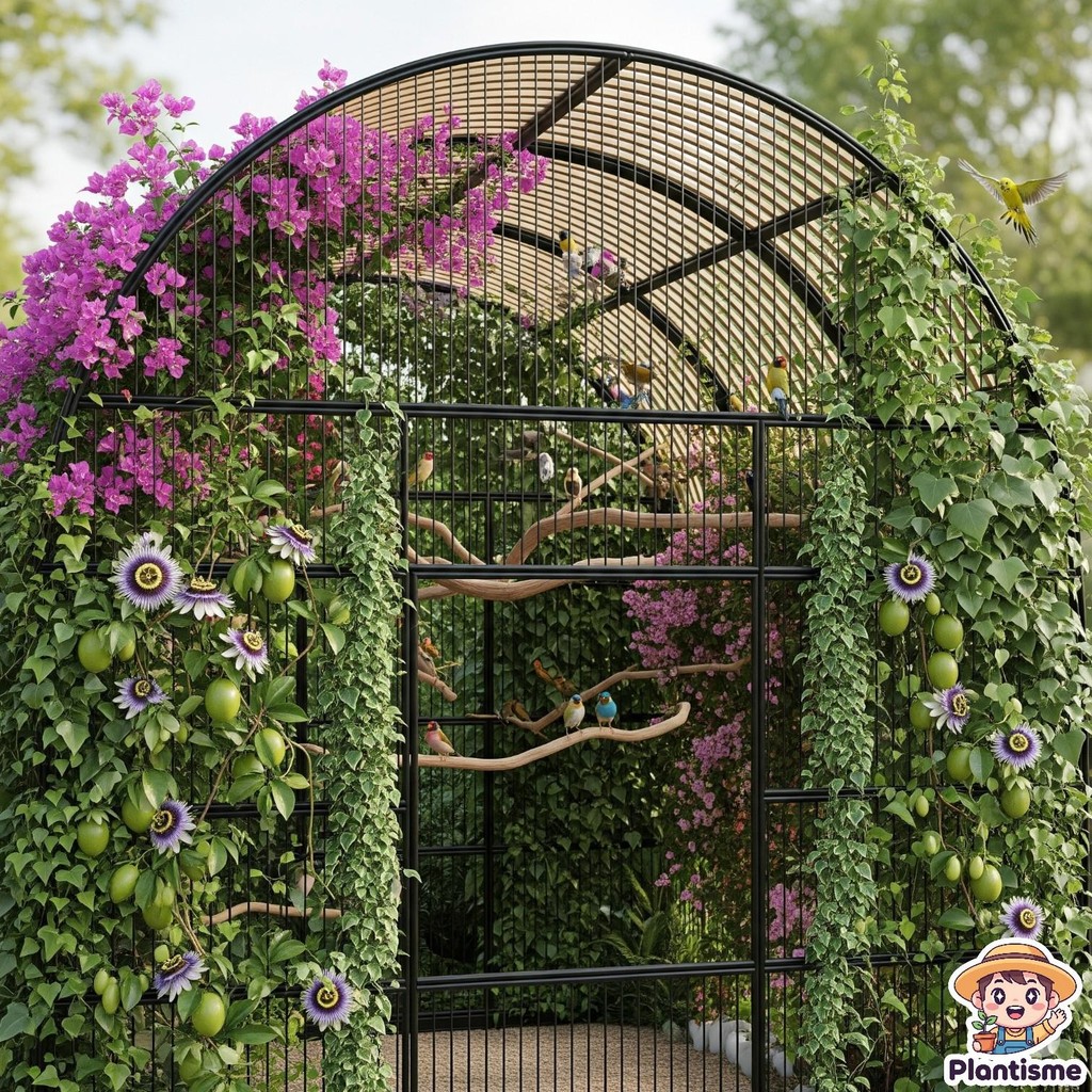 Pembuatan Aviary – Kandang Burung Ayam Kucing Besi Indoor Outdoor Taman Landscape Custom Indoor Outd