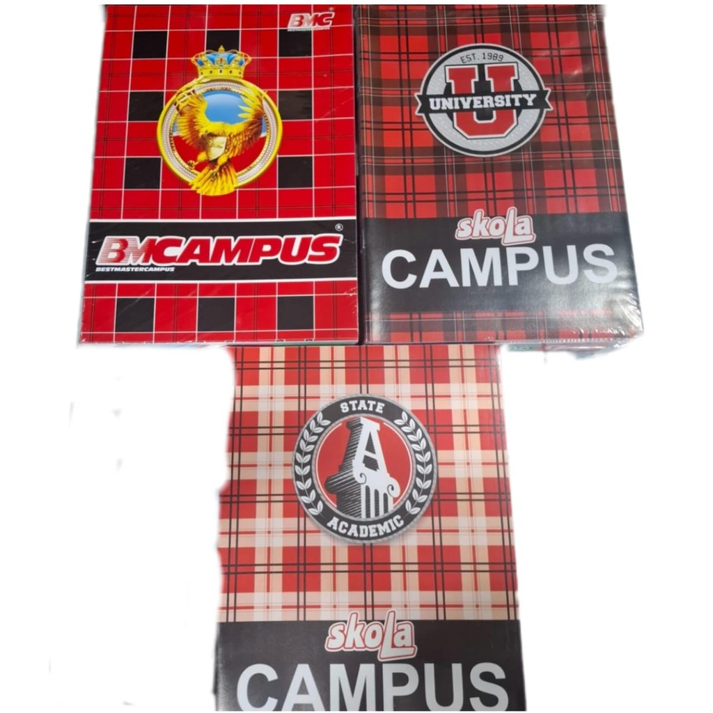 

BUKU TULIS CAMPUS 50 LEMBAR BOXY 10buku / 1pak