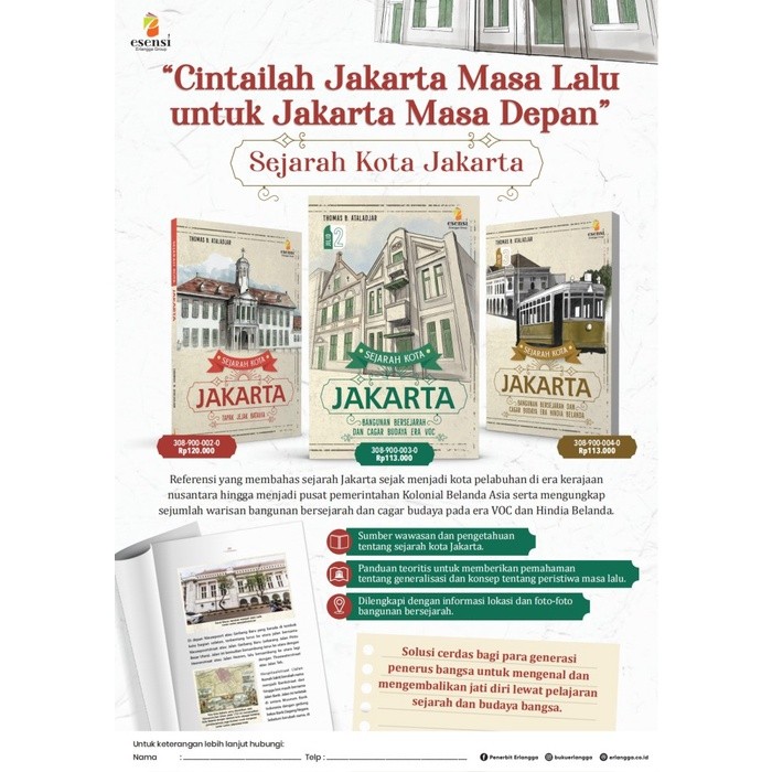 Sejarah Kota Jakarta - Thomas B. Ataladjar / ERLANGGA