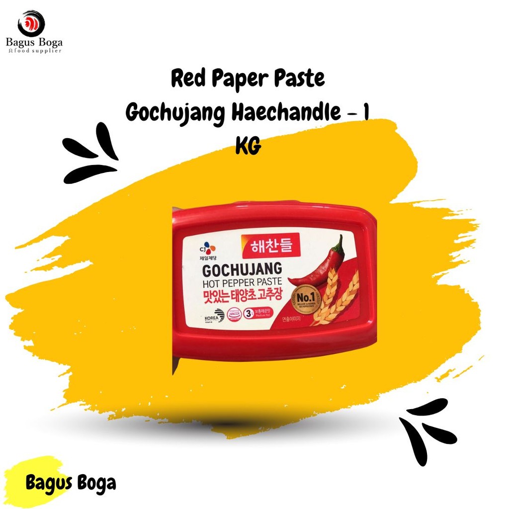 

Red Paper Paste Gochujang Haechandle - 500 Gram