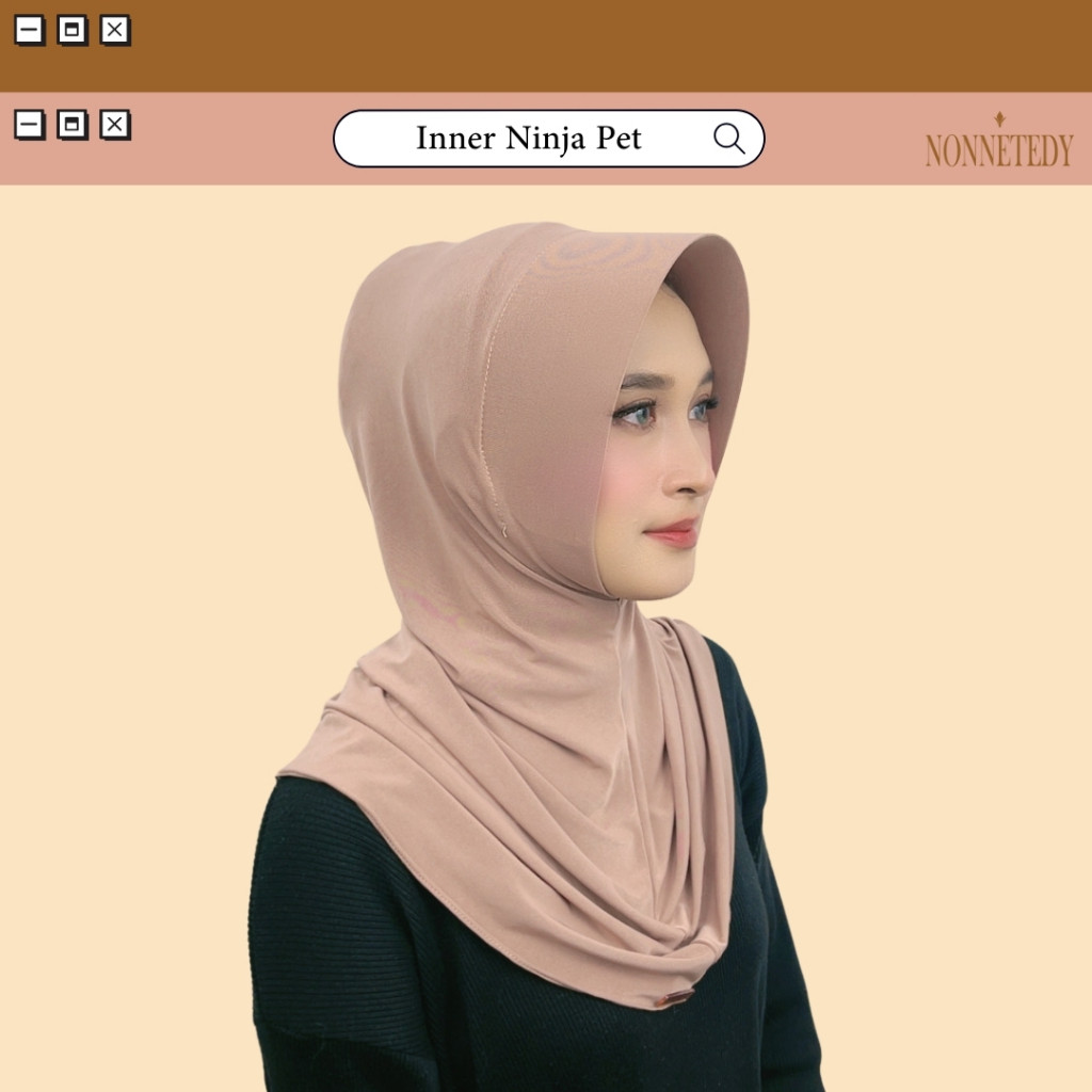 Ninja Antem Kaos Premium Ciput Pet - Inner Nonnetedy 37