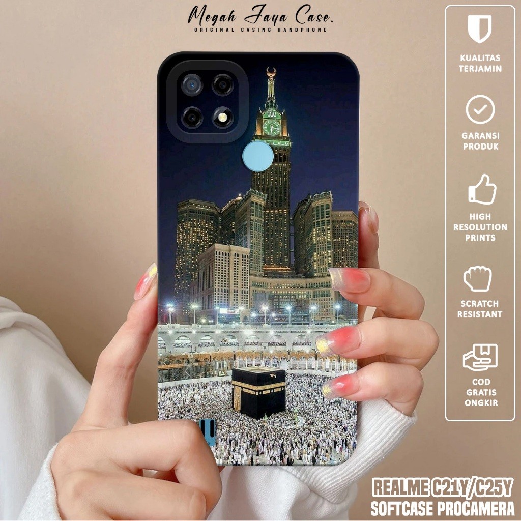 Case REALME C21Y / C25Y - Softcase Hp REALME C21Y / C25Y Motif ISLMC - Silikon Hp REALME C21Y - Kond