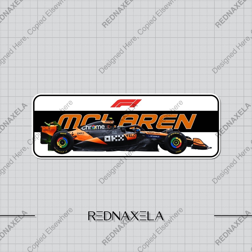 

Stiker Vinyl Formula 1 Racing Team McLaren Outdoor High Quality Waterproof Sticker