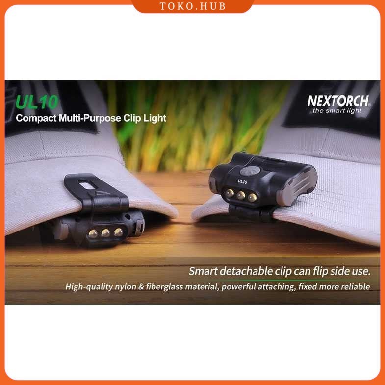 NEXTORCH Senter Klip LED Multifunction 70 Lumens - UL10