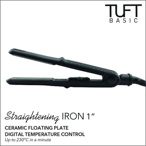 TUFT Catok Basic 1" Straightening Ionic Technology
