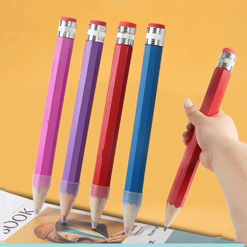 

Pensil Jumbo 33cm Skatsa Besar Warna-Warni Mainan Edukasi Anak Terbaik - Alat Tulis Kreatif Untuk Belajar